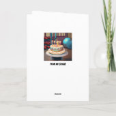 Asian Personal Trainer oder Coach Gym Geburtstag Karte (Rückseite)