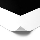 Asian Red Sun Yoga & Modern Zen Calligraphy Om Om Poster (Ecke)