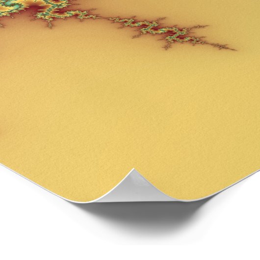 Asian Spider - Fraktal Poster (Ecke)