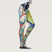 ASIAN SPRING DESIGNER COLLAGE LEGGINGS (Rechts)