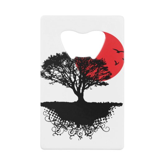 Asian Sunrise Credit Card Flaschenöffner (Vorderseite)