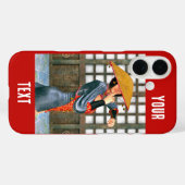 Asian Warrior Maiden Case-Mate iPhone Hülle (Rückseite (Horizontal))
