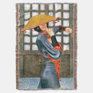 Asian Warrior Maiden Decke