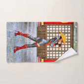 Asian Warrior Maiden Handtuch (Handtuch)