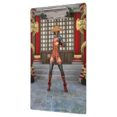 Asian Warrior Maiden Klemmbrett (Links)