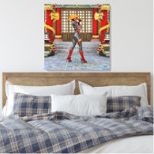 Asian Warrior Maiden Leinwanddruck (Insitu (Schlafzimmer))