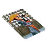 Asian Warrior Maiden Magnet (Rechte Seite)