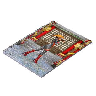 Asian Warrior Maiden Notizblock