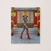 Asian Warrior Maiden Puzzle (Vertikal)