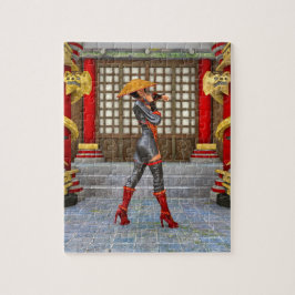 Asian Warrior Maiden Puzzle