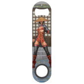 Asian Warrior Maiden Speedflaschenöffner (Rückseite)