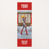 Asian Warrior Maiden Yogamatte (Vorderseite)