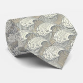 Asian Waves Muster NT Krawatte (Gerollt)