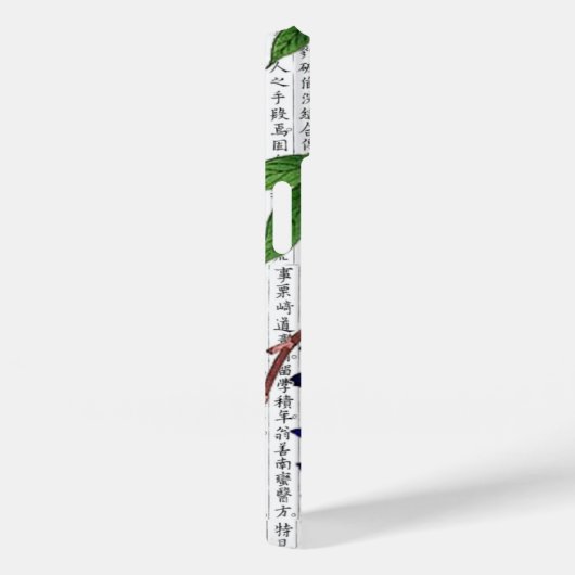 Asian Wisteria Wistaria im Kanji Hintergrund Case-Mate iPhone Hülle (Rückseite / Rechts)