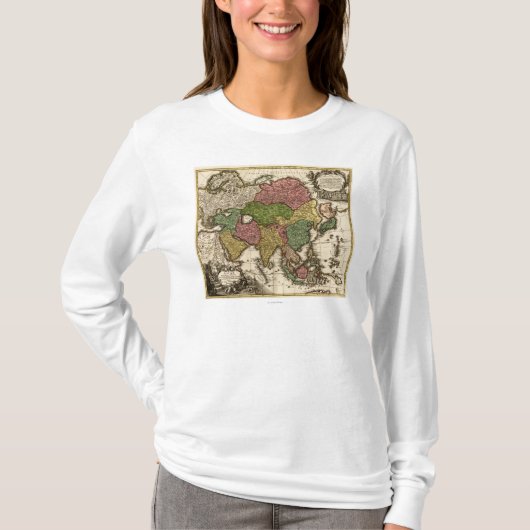 AsiaPanoramic MapAsia 5 T-Shirt (Vorderseite)