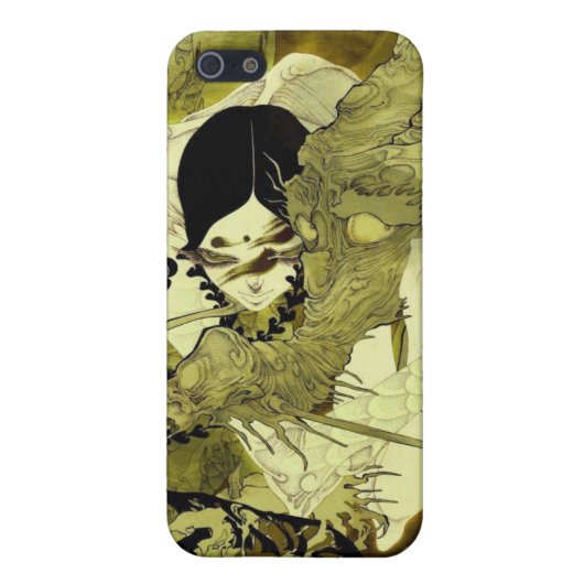Asiat mit Drachen iPhone Hülle (Hinten)