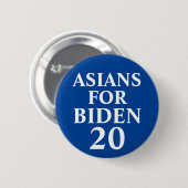 Asiaten für den Knopf Biden Button (Vorne & Hinten)