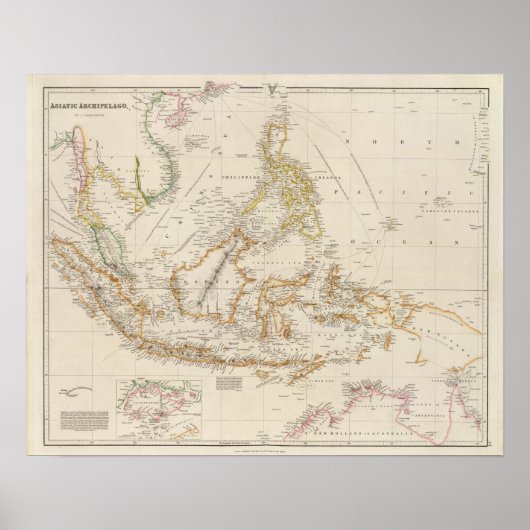 Asiatic Archipelago Poster (Vorne)