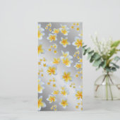 asiatisch, gelb, weiß, blühend, hell, gold, blumen (Stehend Vorderseite)