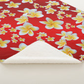 asiatisch, gelb, weiß, blühend, hell, gold, blumen sherpadecke (3/4)