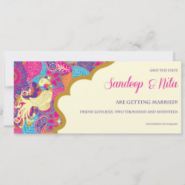 Asiatisch - Hochzeit - Henna - Save the Date