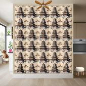 Asiatisch Inspiriert Blumentempel Chinoiserie Pago Fliese