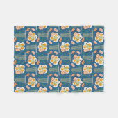 Asiatisch Inspiriert Fleece Blanket mit Noodles (Vorderseite (Horizontal))