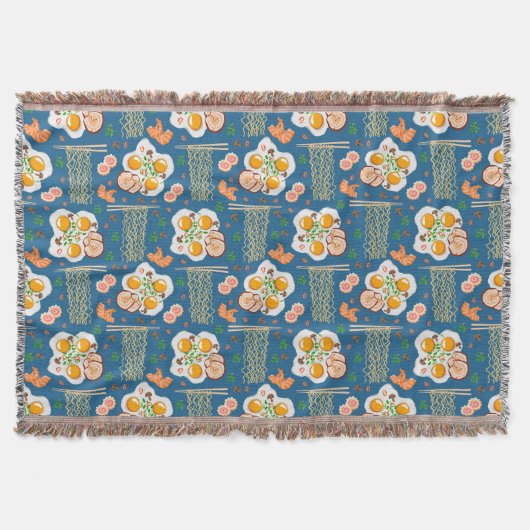 Asiatisch Inspiriert Kegeldecke mit Noodles Decke (Vorderseite)