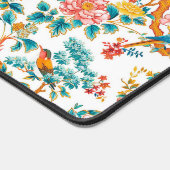 Asiatisch Inspirierte Muster, farbenfrohe Blume Vö Schreibtischunterlage (Ecke)