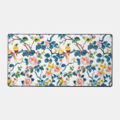 Asiatisch Inspirierte Muster, farbenfrohe Blume Vö Schreibtischunterlage (Vorderseite)