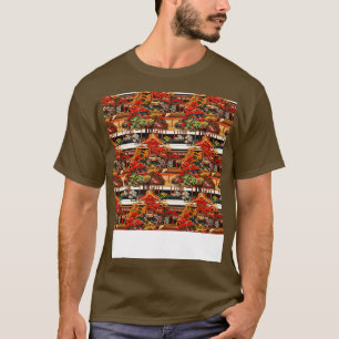 Asiatisch Nahtloses Muster Alt-Japanisch Chinesisc T-Shirt