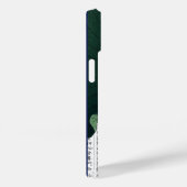 Asiatisch-rosa Wasserlilie auf Kanji Hintergrund Case-Mate iPhone Hülle (Rückseite / Rechts)