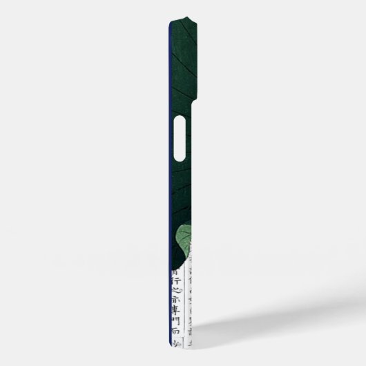 Asiatisch-rosa Wasserlilie auf Kanji Hintergrund Case-Mate iPhone Hülle (Rückseite / Rechts)