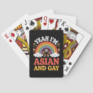 Asiatisch und schwul Queer Asiatisch Chinesisch Ko Spielkarten
