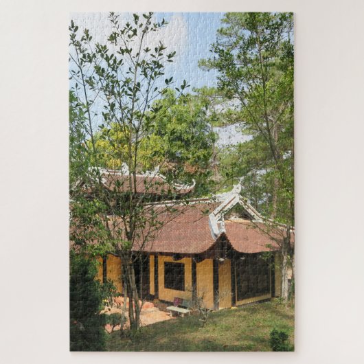 asiatisch, vietnamesisch, kunst, skulptur, buddha, puzzle (Vertikal)