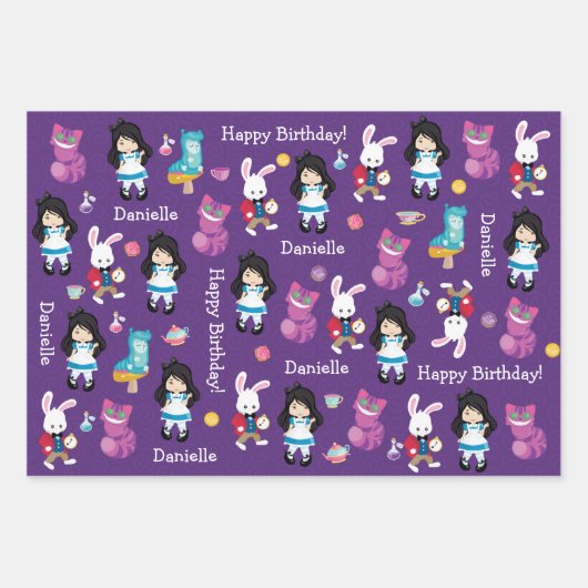 Asiatische Abenteuer im Wunderland Geschenkpapier Set (Vorderseite 2)