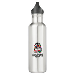 asiatische amerikanische und pazifische Inselbewoh Edelstahlflasche