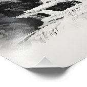 Asiatische Aquarellmalerei Fotodruck (Ecke)