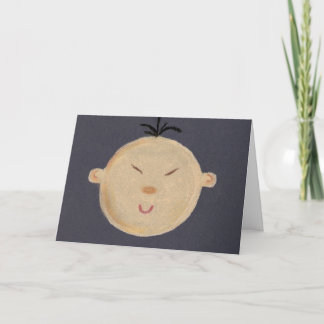 Asiatische BabyBaby Karte