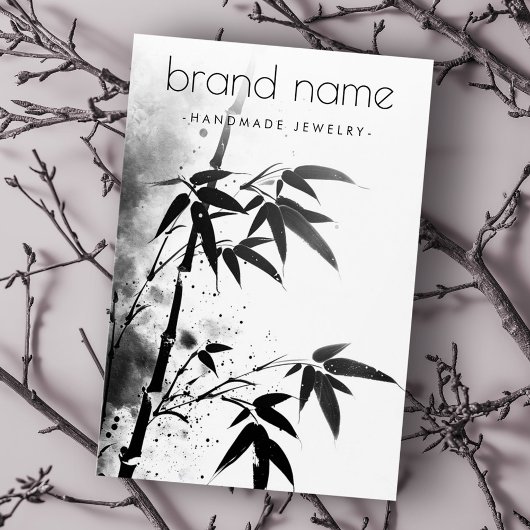 Asiatische Bambusfarbe zeichnend Ohrring-Display-K