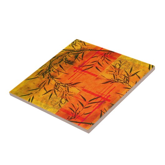 Asiatische Bambuswandfliese Fliese (Seite)