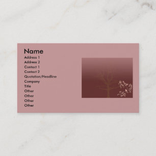 Asiatische Beauty Business Card Visitenkarte