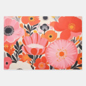 Asiatische Blume für niedliche Natur Geschenkpapier Set (Vorderseite 2)