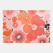 Asiatische Blume für niedliche Natur Geschenkpapier Set (Vorderseite)