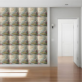 Asiatische botanische Vintage Chinoiserie Landscha Fliese