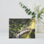 Asiatische Brücke Postkarte (Stehend Vorderseite)