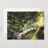 Asiatische Brücke Postkarte (Vorne/Hinten)
