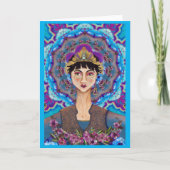 Asiatische buddhistische Göttin Kaiserin Luz Blank Karte (Vorderseite)