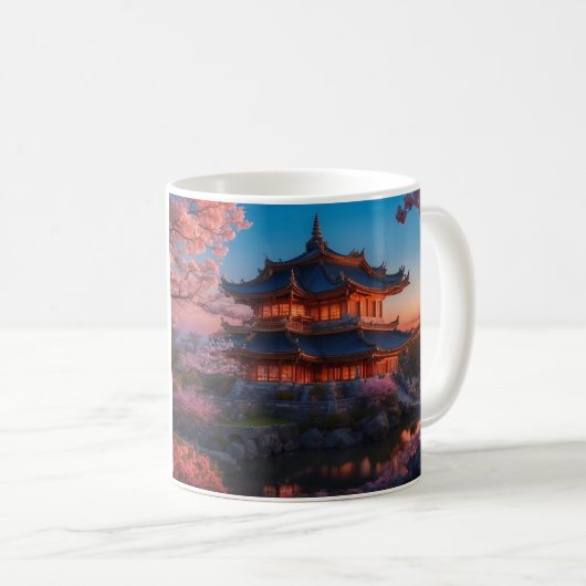 Asiatische Burg Wilhelm Tell Kaffeetasse (VorderseiteRechts)