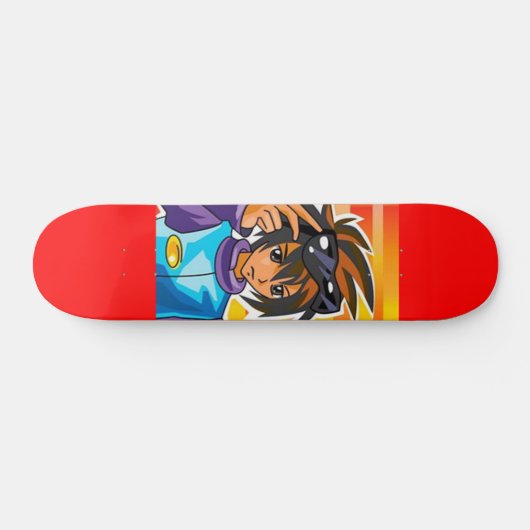 Asiatische Cartoon-Art-Skateboard Skateboard (Horizontal)